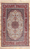 7 x 10 Vintage Ivory Persian Isfahan Rug 78780