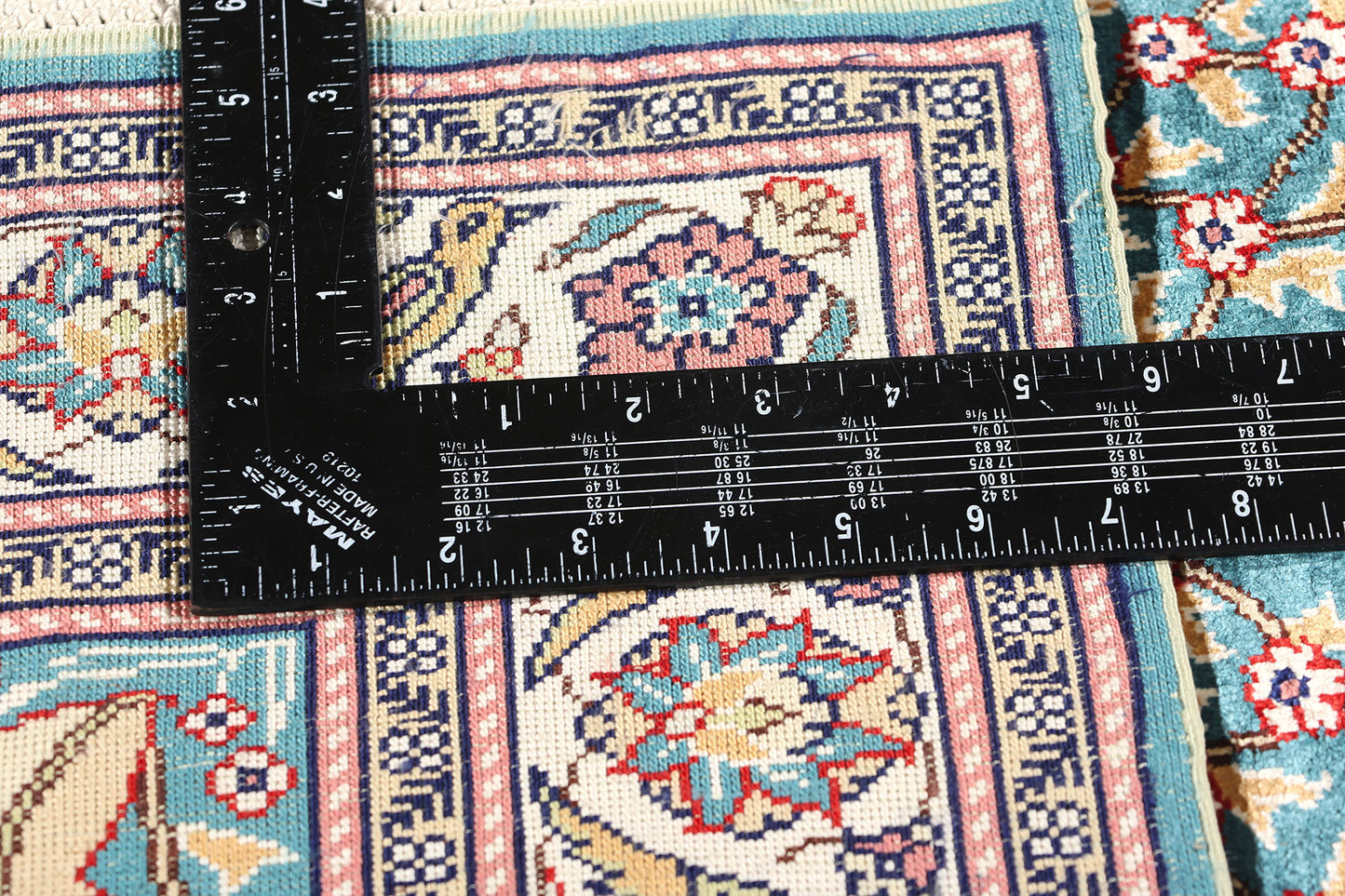 3 x 4 Vintage Turkish Silk Kayseri Tree of Life Prayer Rug 78777