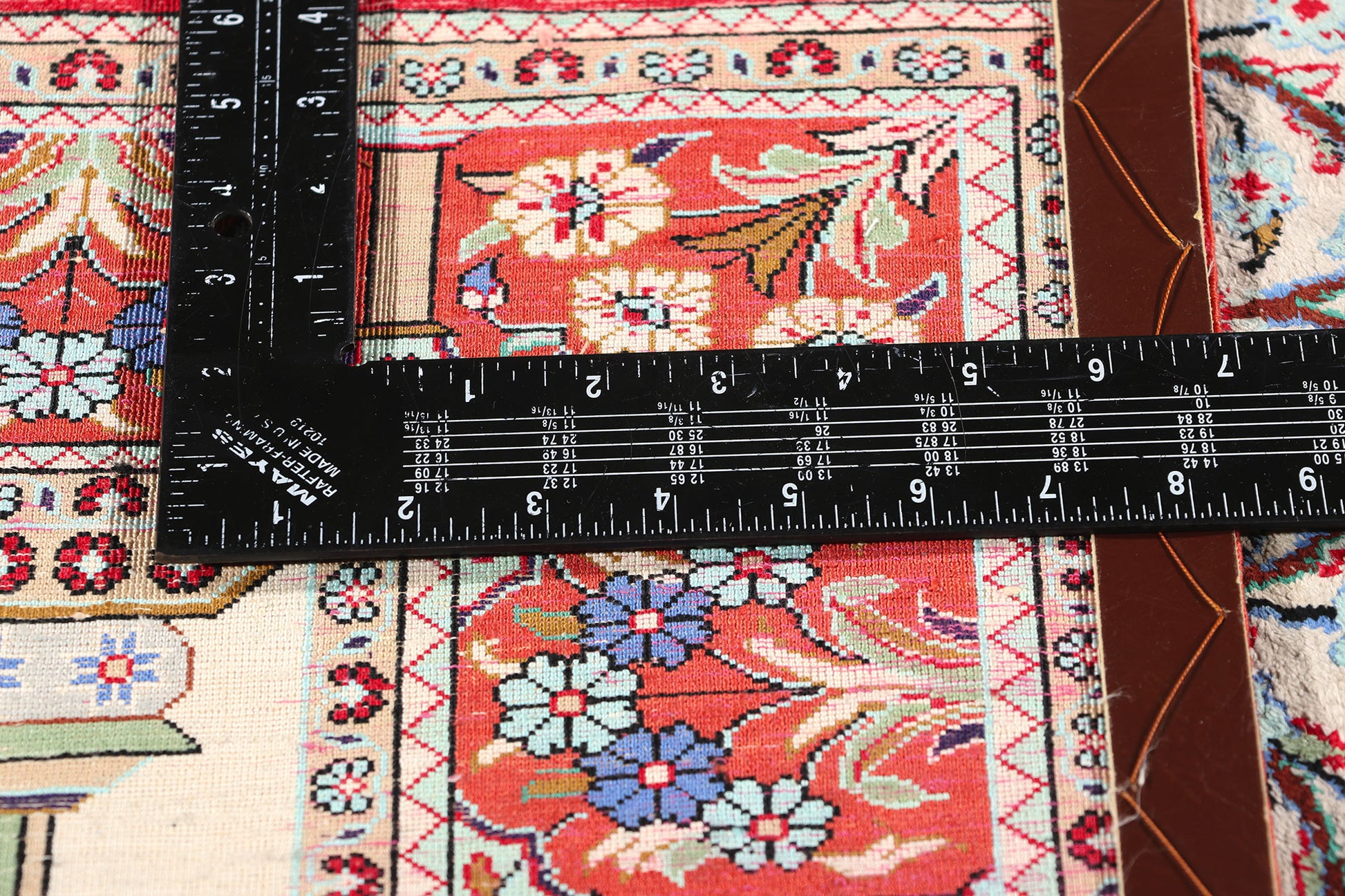 3 x 5 Vintage Persian Silk Qum Prayer Rug 78782
