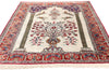 3 x 5 Vintage Persian Silk Qum Prayer Rug 78782