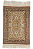 2 x 4 Vintage Turkish Silk Hereke Souf Rug 77153