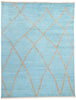 9 x 12 Azure Elegance Abstract Moroccan Rug 31261