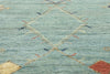 9 x 8 Modern Sky Blue Tribal Moroccan Rug 31220