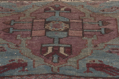 1 x 1 Antique Persian Malayer Rug 61256