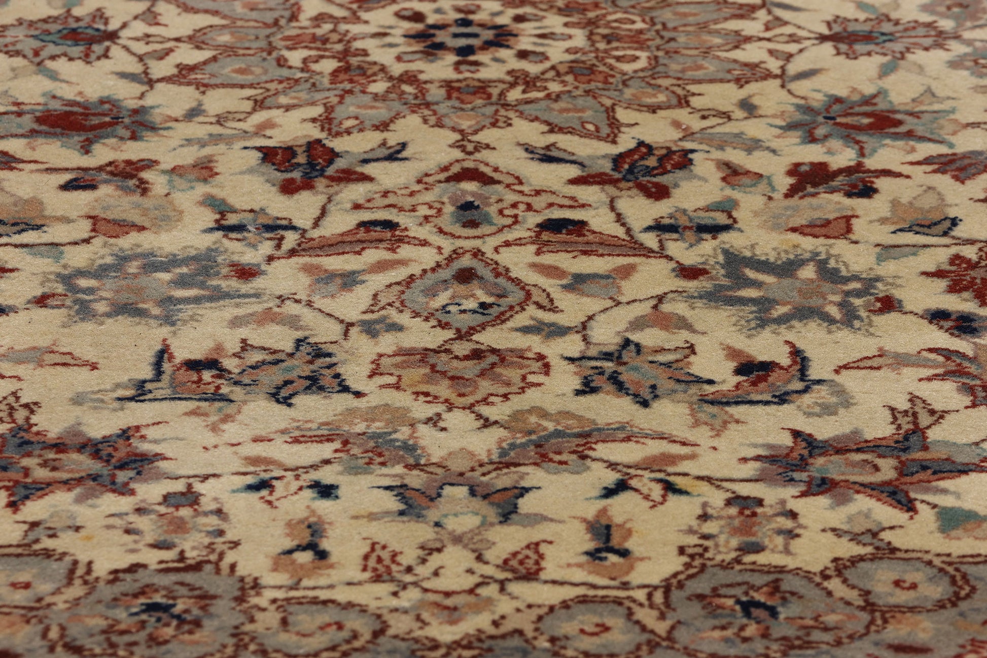3 x 5 Vintage Beige Chinese Tabriz Rug 78694
