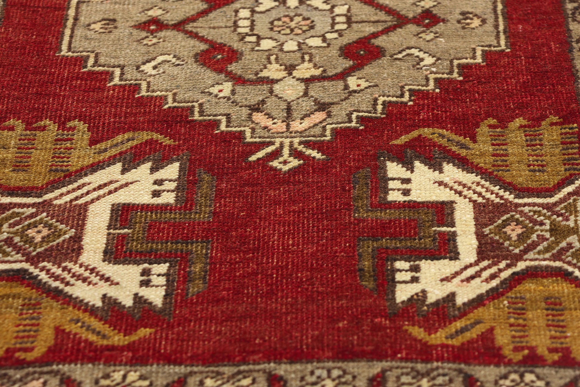 2 x 3 Vintage Turkish Yastik Rug 50553