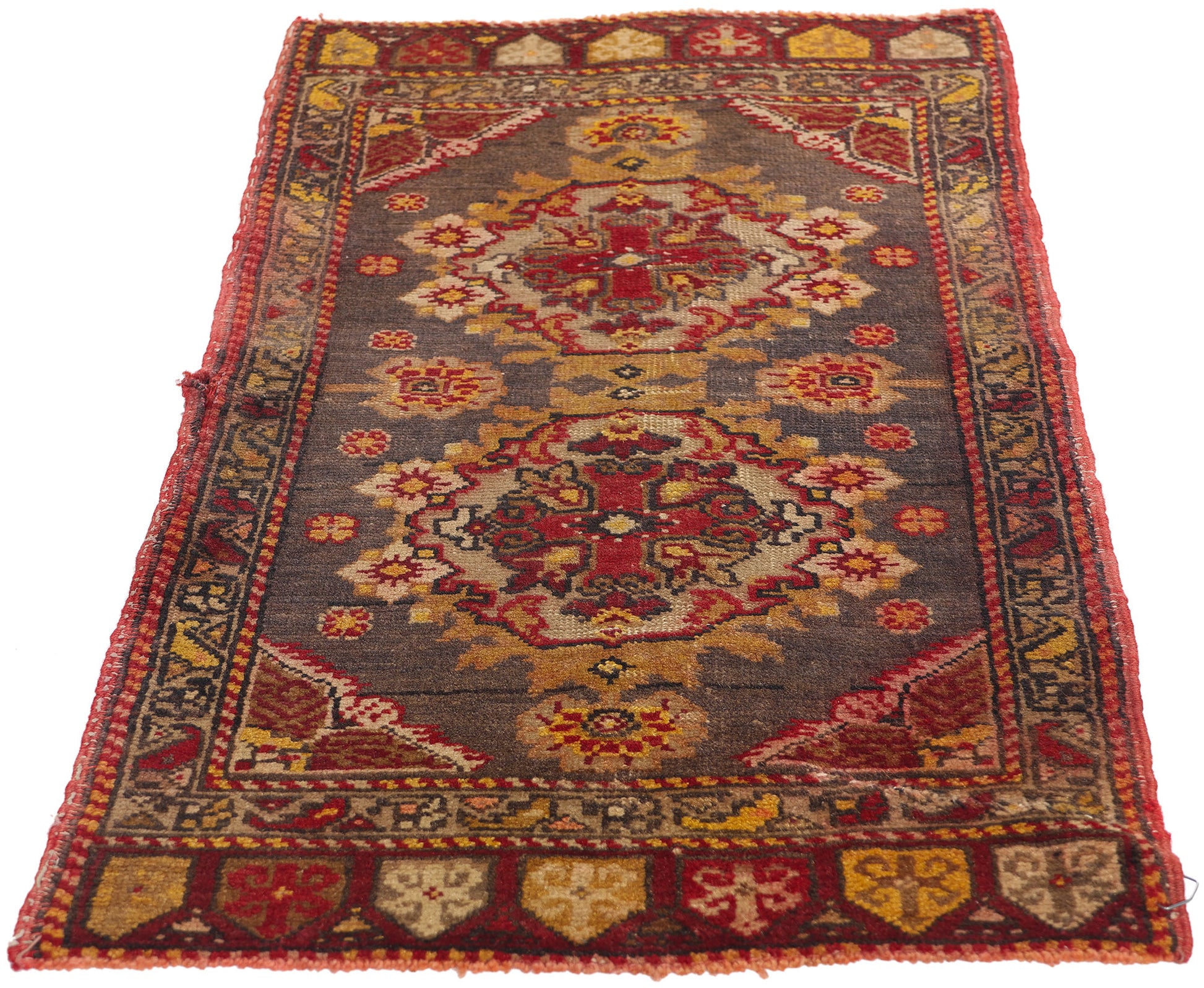 2 x 3 Vintage Turkish Yastik Rug 51200