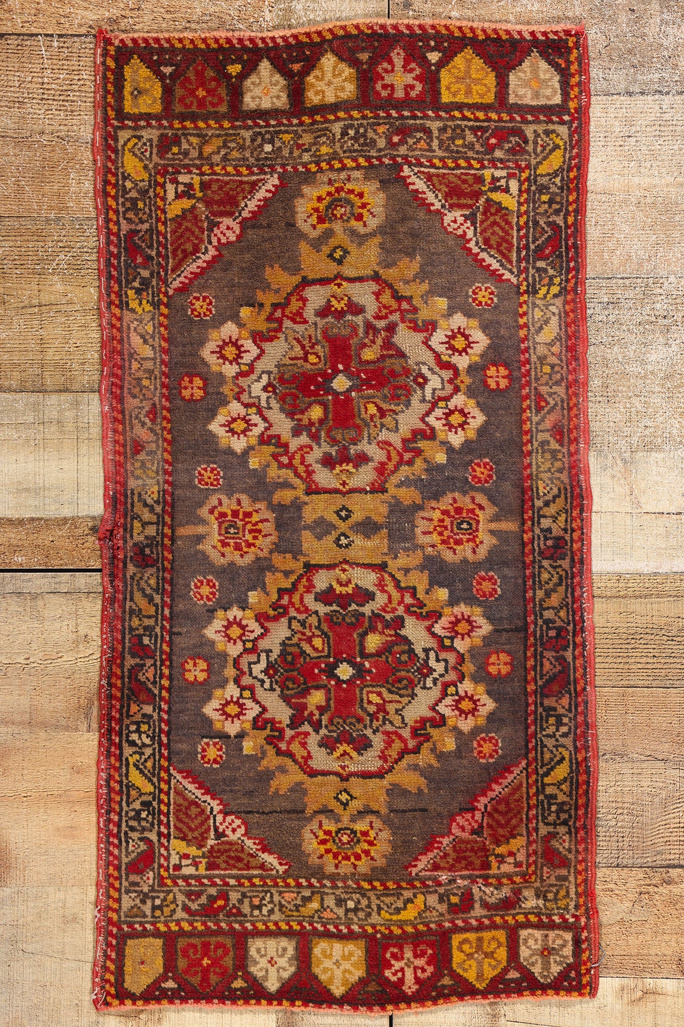 2 x 3 Vintage Turkish Yastik Rug 51200