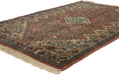 3 x 5 Vintage Indian Mahal Rug 78713