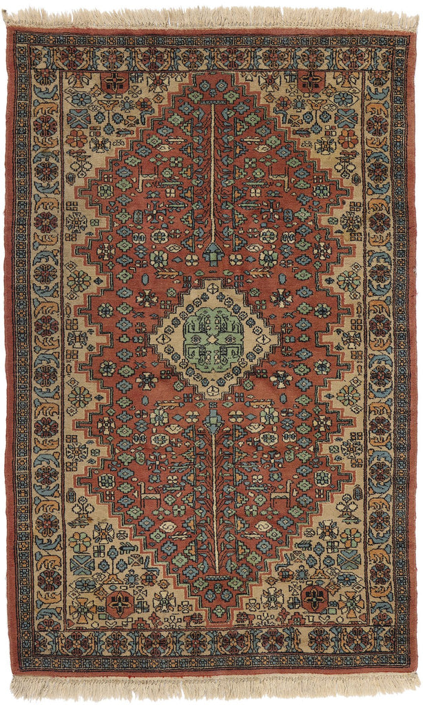 3 x 5 Vintage Indian Mahal Rug 78713