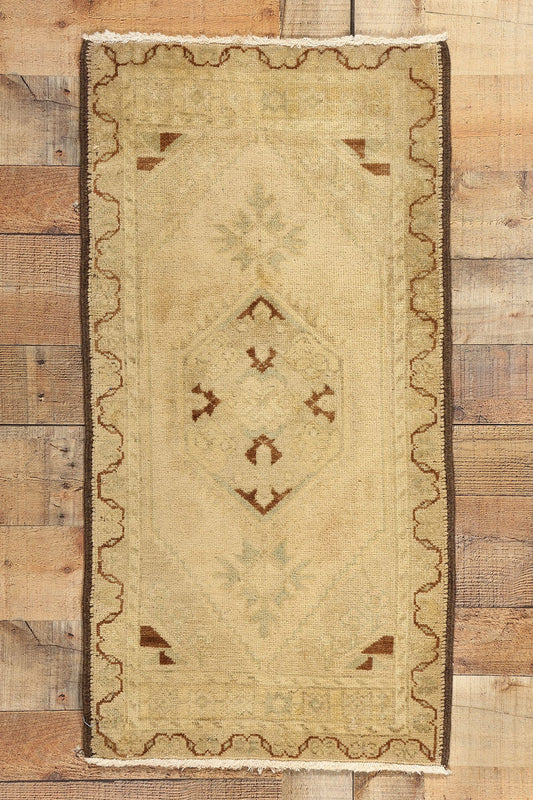 2 x 4 Vintage Turkish Yastik Rug 50709