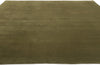 8 x 10 Solid Olive Green Modern Rug 31154