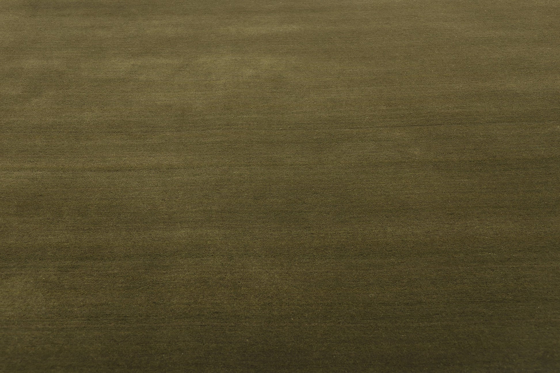 9 x 12 Solid Olive Green Modern Rug 31161