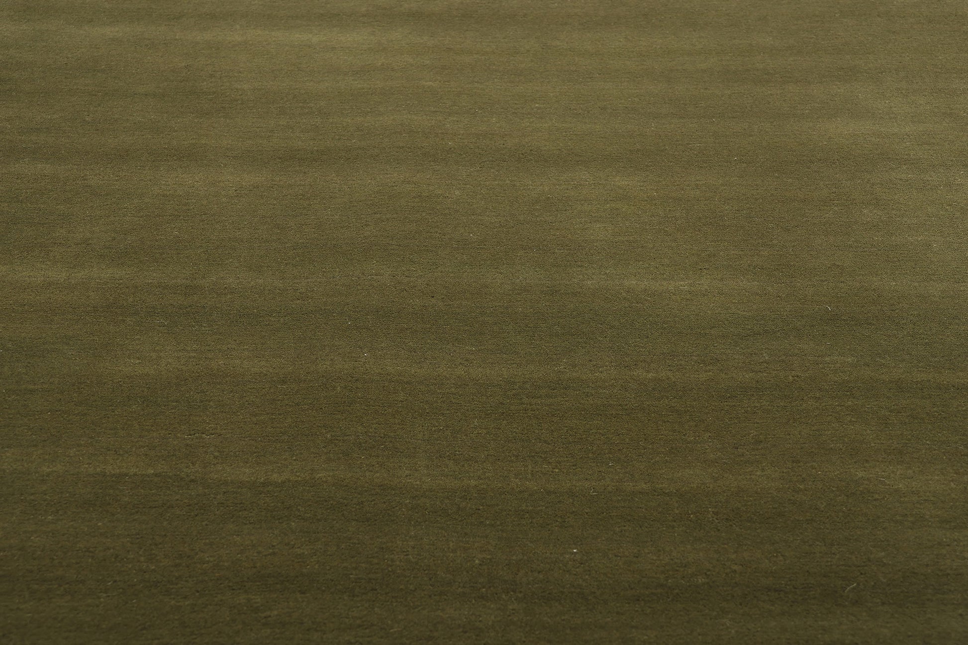 9 x 12 Solid Olive Green Modern Rug 31162