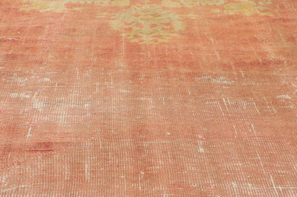 10 x 13 Antique-Worn Turkish Oushak Rug 51238