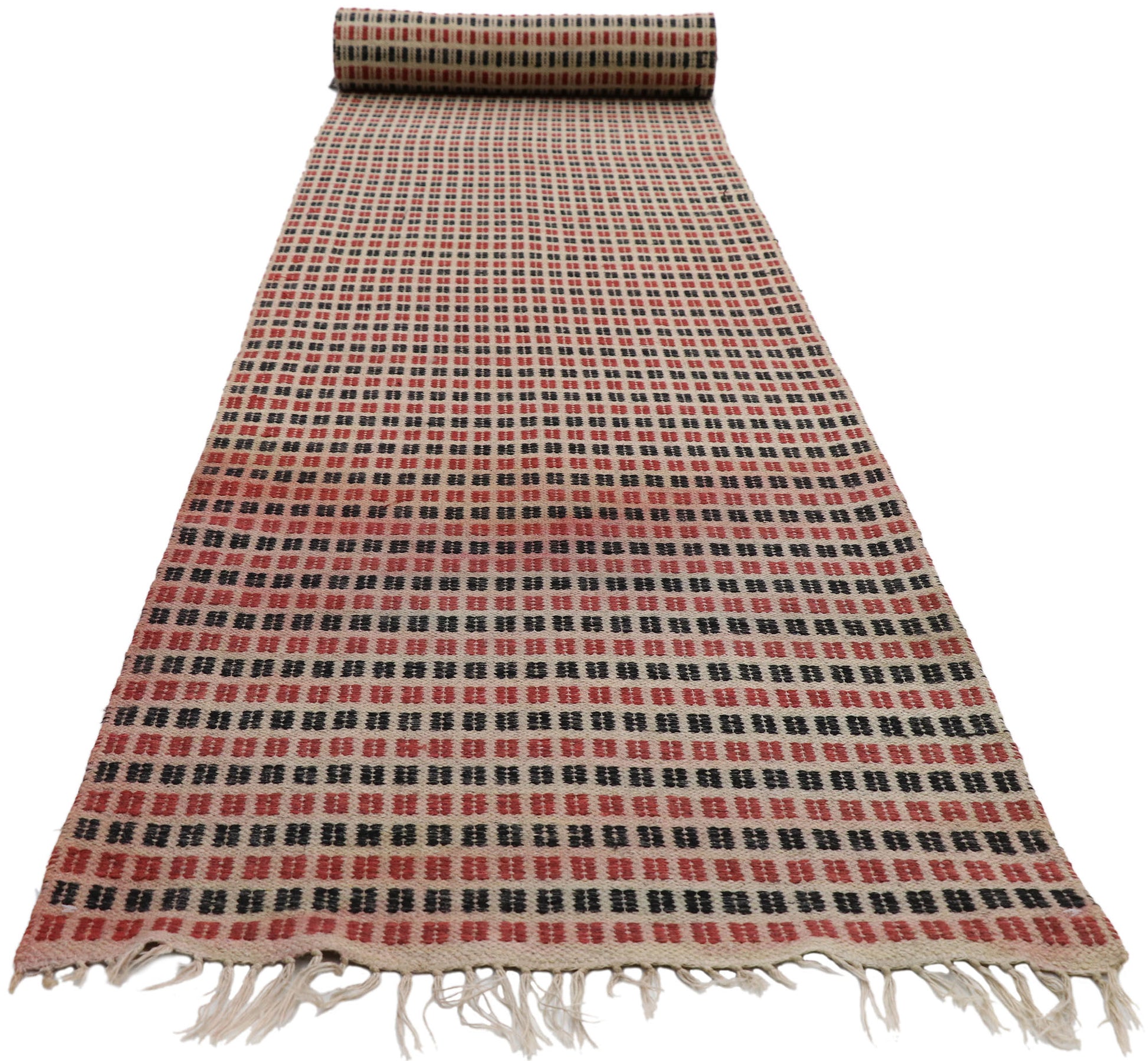 3 x 29 Vintage Extra-Long Swedish Rollakan Rug 76917