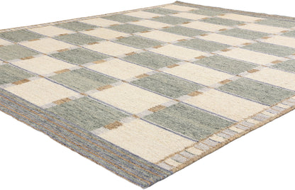 8 x 10 Scandinavian Modern Swedish Inspired Kilim Rug 31335
