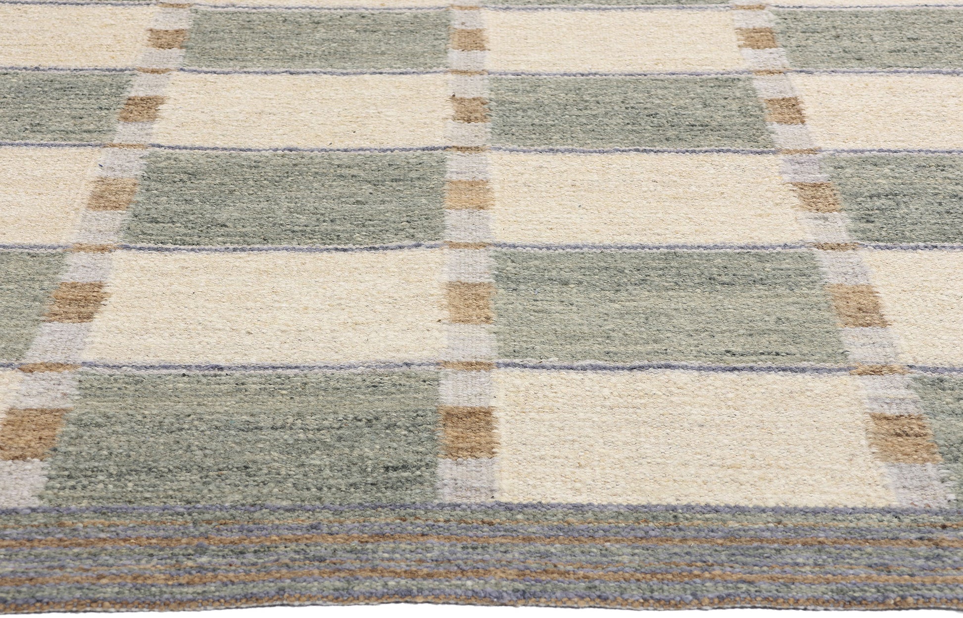 8 x 10 Scandinavian Modern Swedish Inspired Kilim Rug 31335