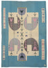 4 x 6 Eva Nemeth Vintage Swedish Scandinavian Tapestry 78731