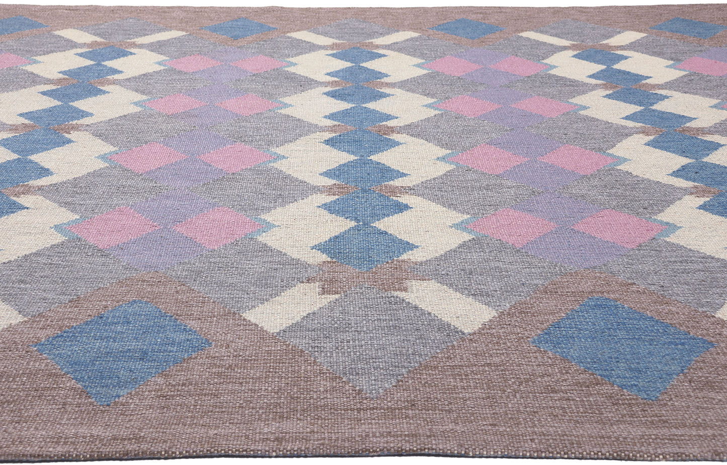 10 x 10 Scandinavian Modern Swedish Inspired Kilim Rug 30976