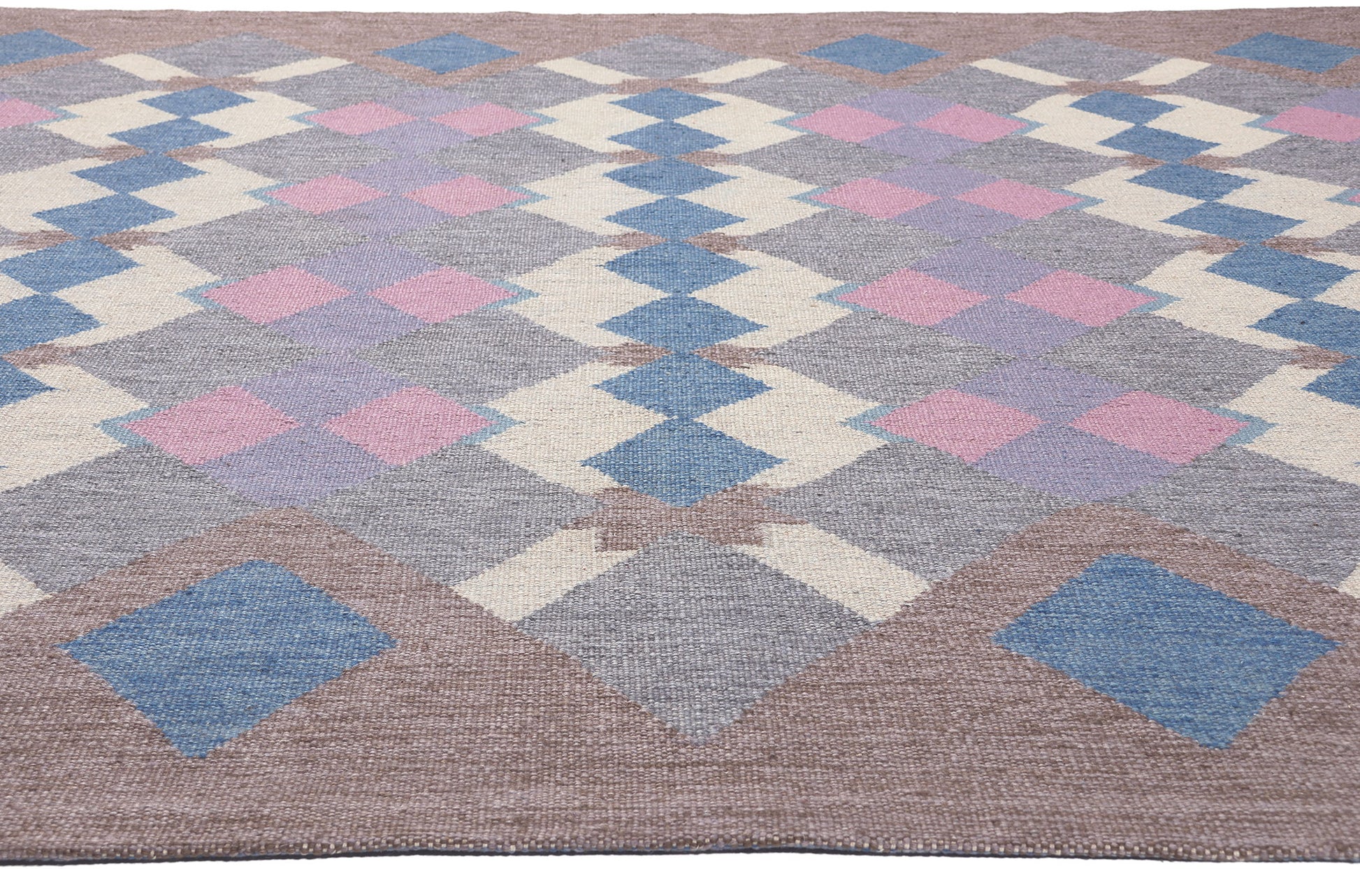 10 x 10 Scandinavian Modern Swedish Inspired Kilim Rug 30976