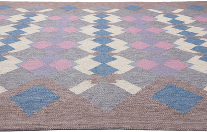 10 x 10 Scandinavian Modern Swedish Inspired Kilim Rug 30976