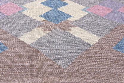 10 x 10 Scandinavian Modern Swedish Inspired Kilim Rug 30976