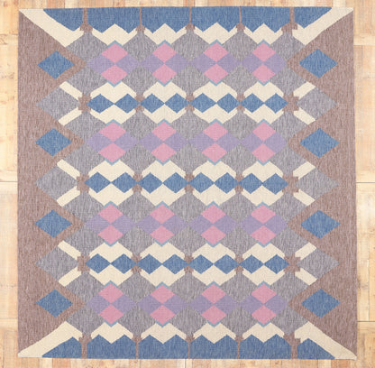 10 x 10 Scandinavian Modern Swedish Inspired Kilim Rug 30976