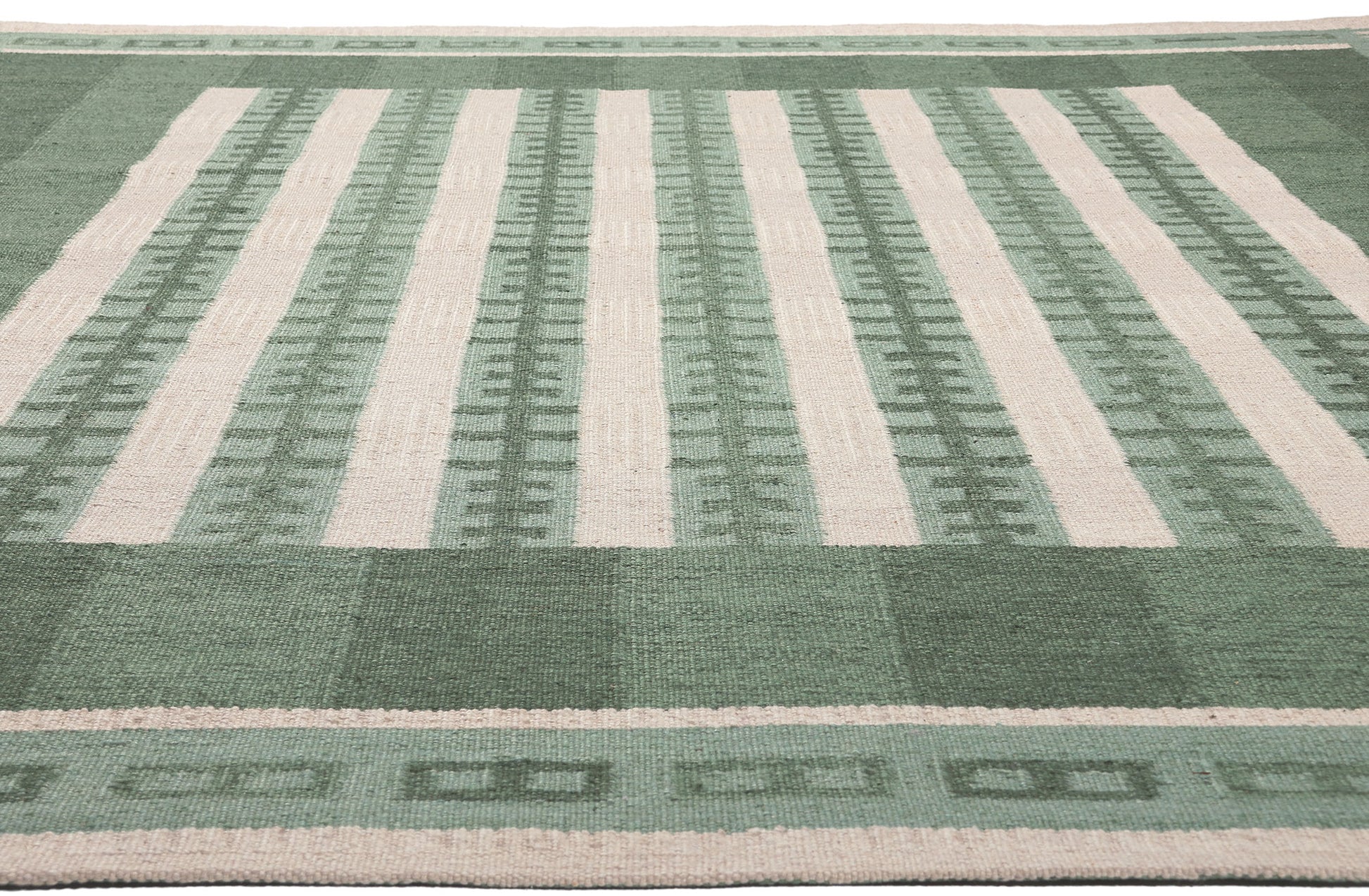 10 x 12 Scandinavian Modern Swedish Inspired Kilim Rug 30975
