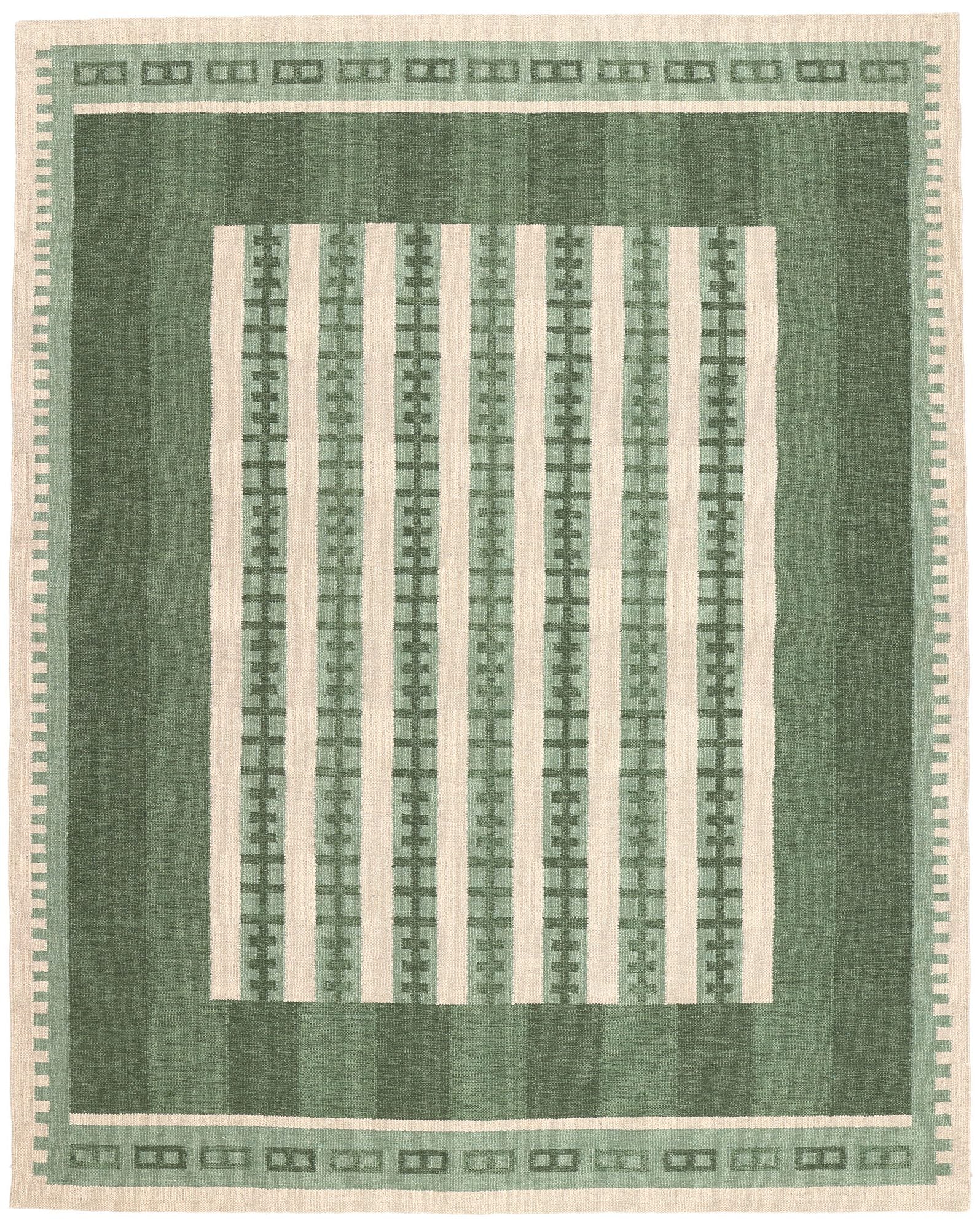 10 x 12 Scandinavian Modern Swedish Inspired Kilim Rug 30975