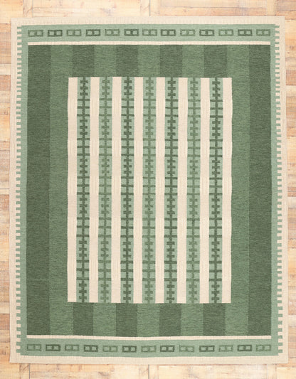 10 x 12 Scandinavian Modern Swedish Inspired Kilim Rug 30975