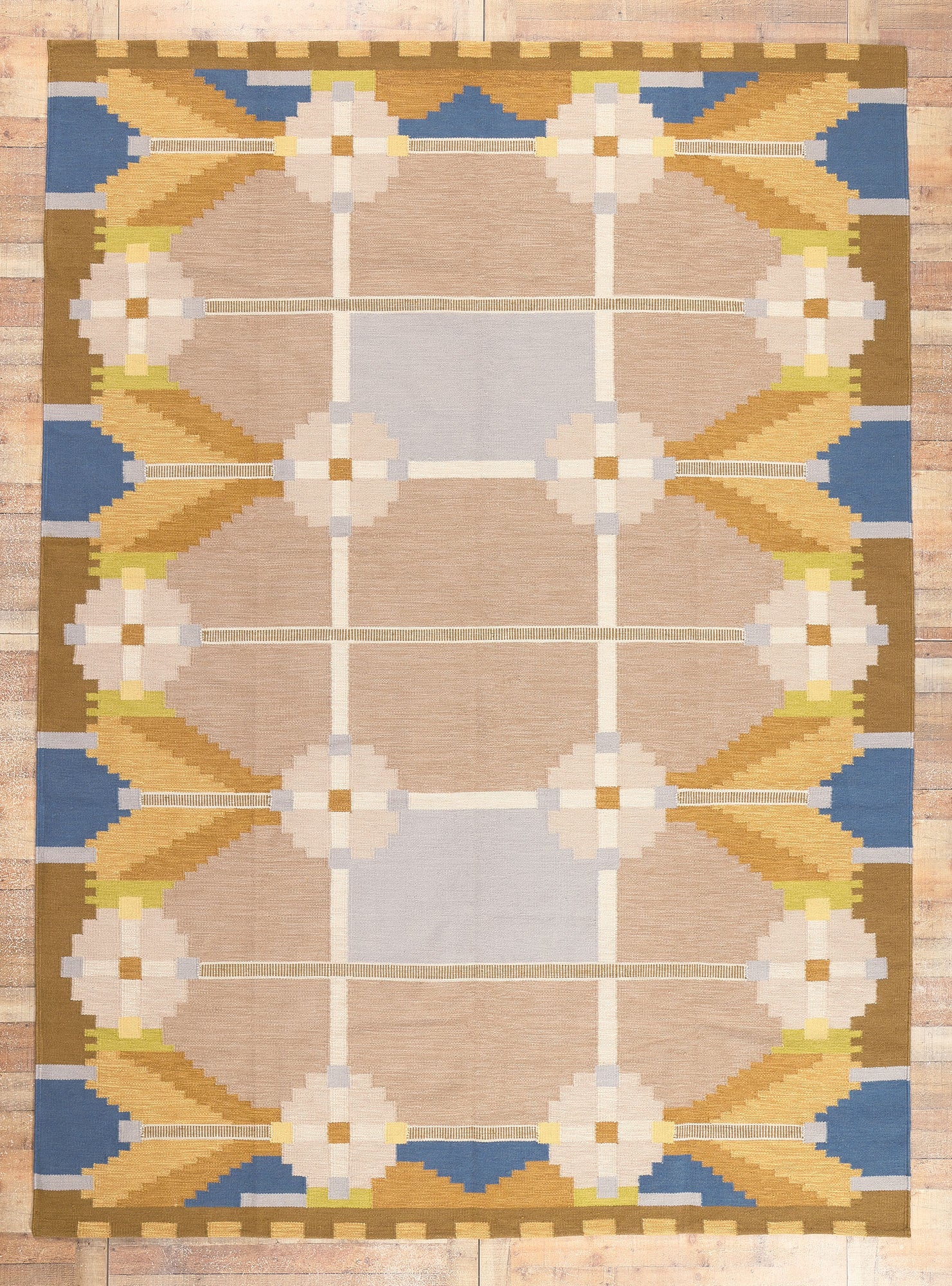 10 x 13 Swedish Inspired Kilim Rug 31001