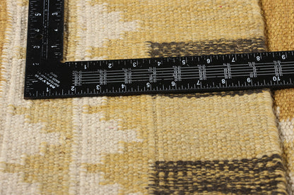 10 x 14 Scandinavian Modern Swedish Inspired Kilim Rug 31100