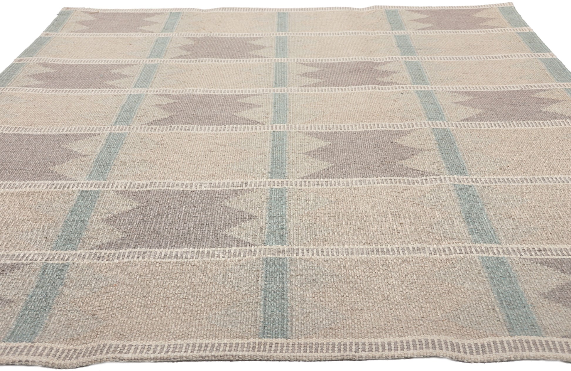 5 x 8 Scandinavian Modern Swedish Inspired Kilim Rug 30802