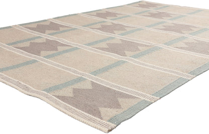 5 x 8 Scandinavian Modern Swedish Inspired Kilim Rug 30804