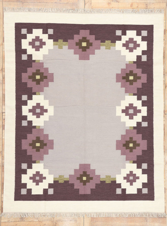 8 x 10 Swedish Inspired Kilim Rug 31002