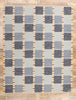 9 x 12 Scandinavian Modern Swedish Inspired Kilim Rug 31124