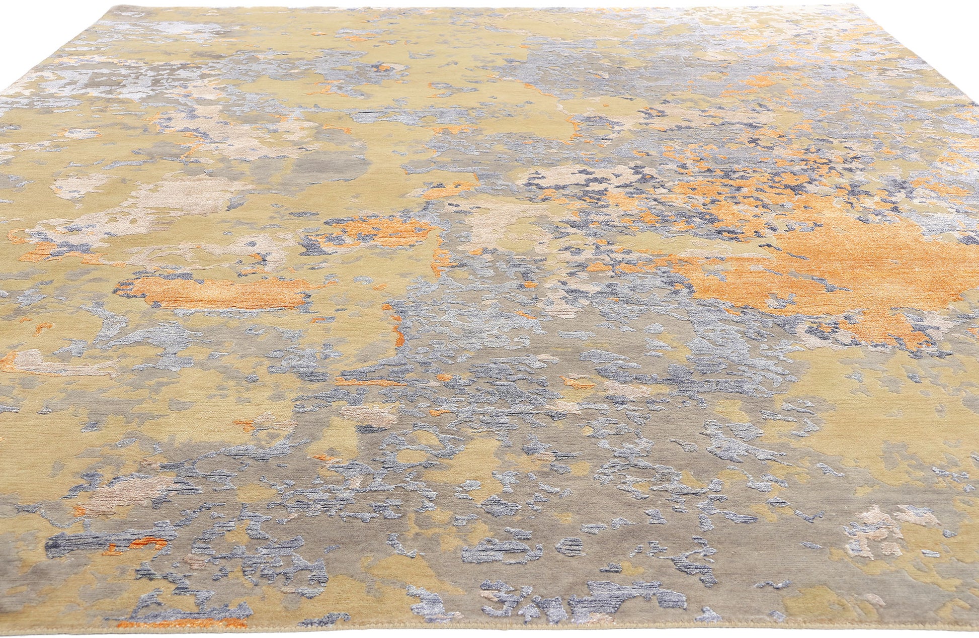 9 x 12 Contemporary Abstract High-Low Transitional Rug 31047