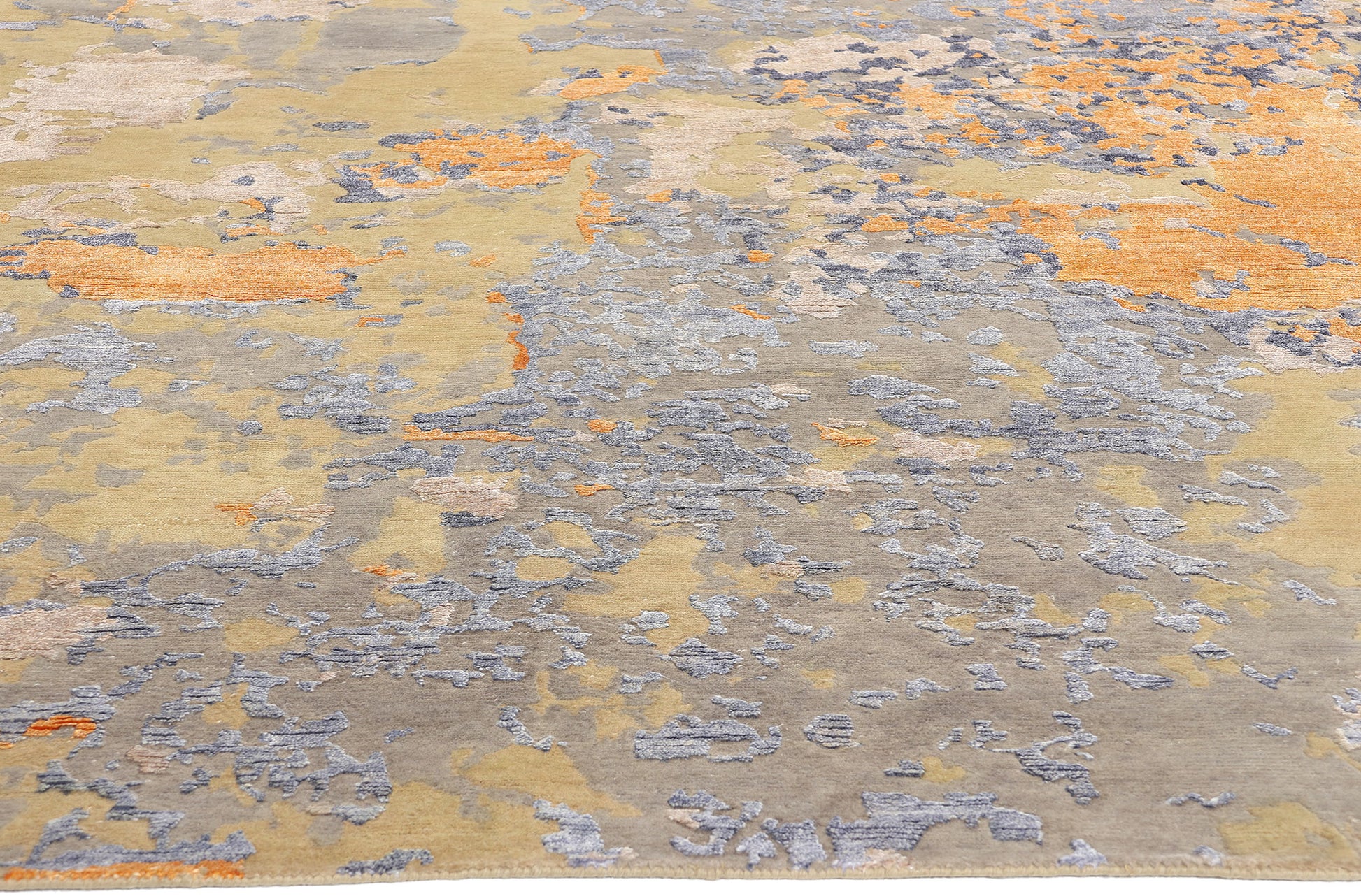 9 x 12 Contemporary Abstract High-Low Transitional Rug 31047