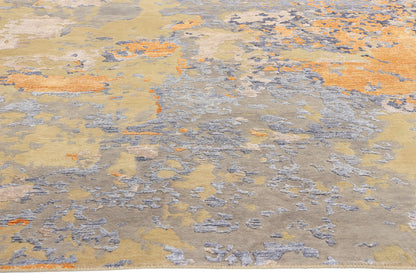 9 x 12 Contemporary Abstract High-Low Transitional Rug 31047