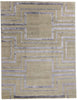 8 x 10 Transitional High-Low Wool and Silk Rug 31021