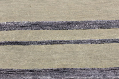 8 x 10 Transitional High-Low Wool and Silk Rug 31021