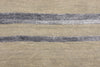 9 x 12 Contemporary Art Deco High-Low Wool and Silk Rug 31008