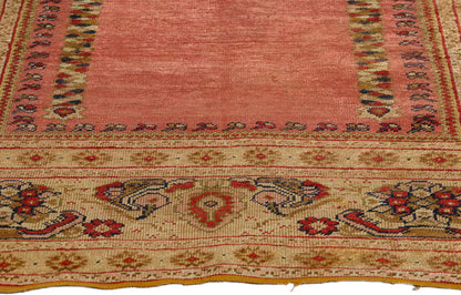 4 x 5 Antique Turkish Ghiordes Silk Prayer Rug 78738