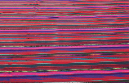 9 x 12 Vintage Turkish Striped Kilim Rug 60798