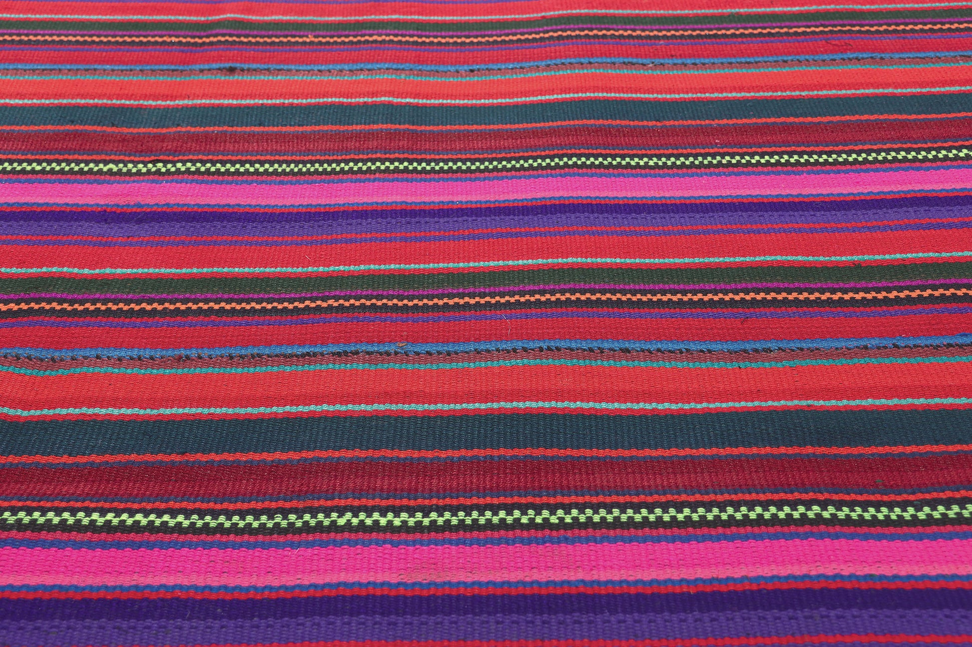 9 x 12 Vintage Turkish Striped Kilim Rug 60798