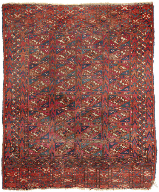 3 x 4 Antique Turkoman Tekke Rug 78778