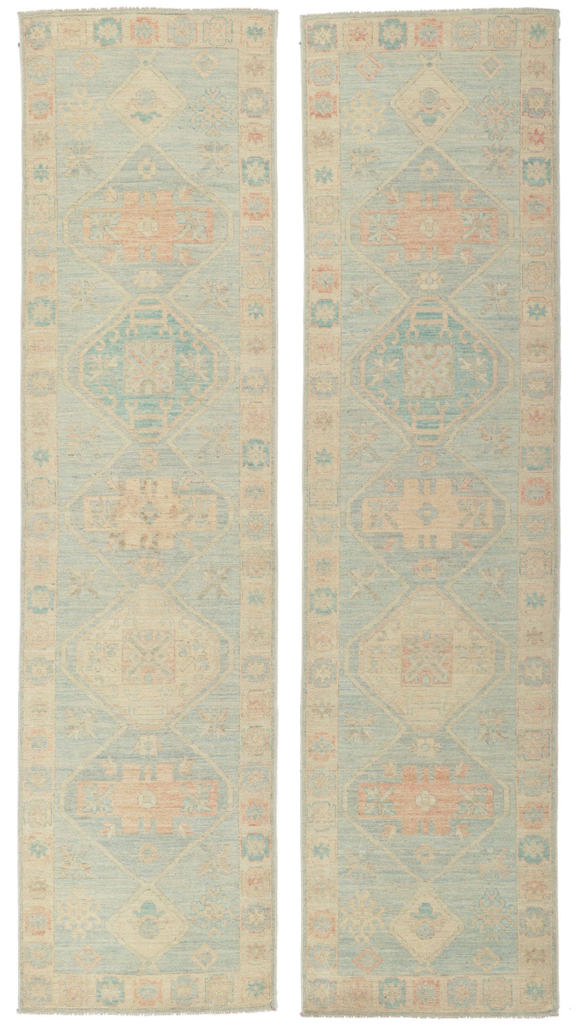 3 x 12 Colorful Oushak Runner 80875