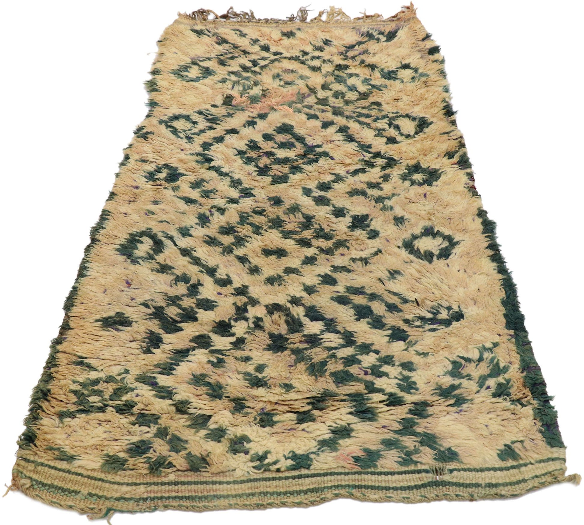 3 x 6 Vintage Moroccan Azilal Rug 21586