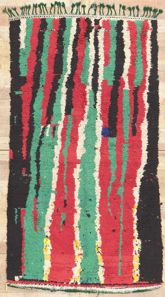 4 x 8 Vintage Boujad Moroccan Rug 20065